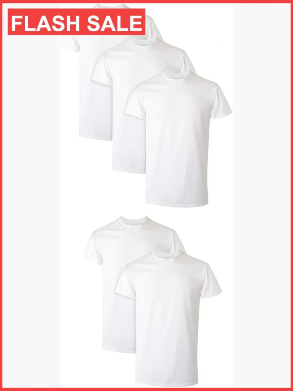 X-Temp Moisture-Wicking Performance Undershirt Crewneck 5-Pack